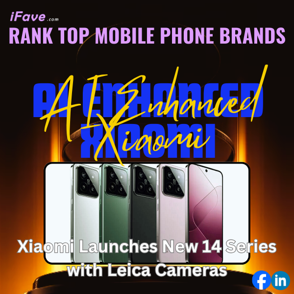 Xiaomi 14 Series smartphones showcasing AI technology and Leica camera features